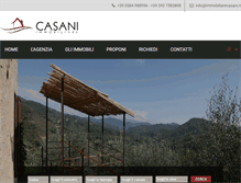 Tablet Screenshot of immobiliarecasani.it